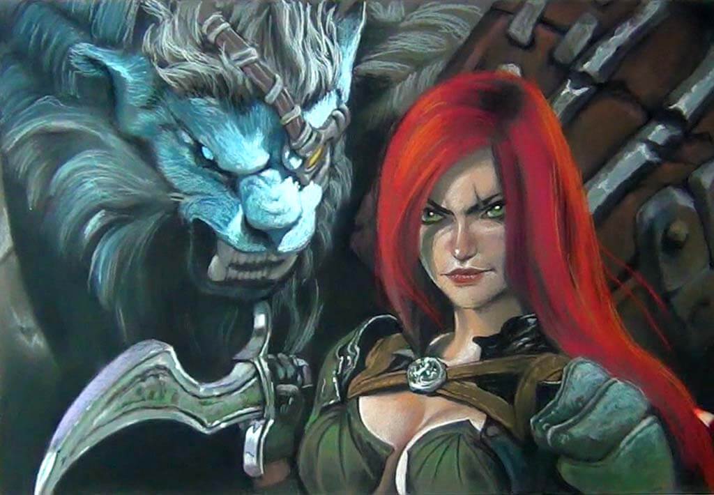 Rengar e Katarina de League of Legends